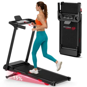 Folds Flat, Incline Treadmill - 3 HP-LED Display
