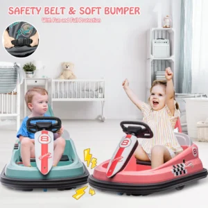 Bumper Car for Toddlers - 6V Electric