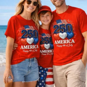 Unisex Family Matching 100% Cotton T-Shirt