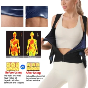 Women Sweat Sauna Fitness Faja Soft Body Shaper