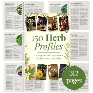 Herbal Medicine Book with 150 Herb Profiles